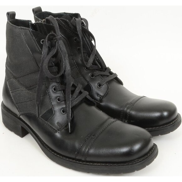 INC International Concepts Grump Leather Lace Up Chelsea Men's 11M Dress Boots - Picture 1 of 9